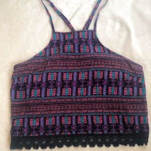 Pac Sun Aztec Crop Top